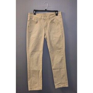Levi's 514 Jeans Men's 32x32 Beige Straight Casual Stretch Cotton Pants